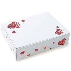 1/4# Heart Print Box