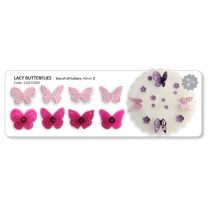 Lacy Butterflies Set 4