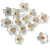 200 Small Formed Blossoms - White