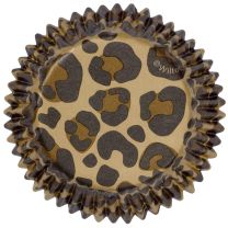 Leopard Standard Baking Cups, Count of 75