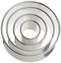 Round Biscuit Cutter Set of 4