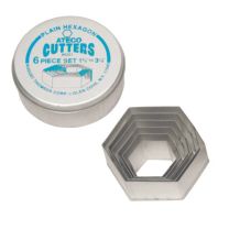 Plain Hexagon Cutter Set 6 pc