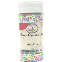 Multi 3-4mm Sugar Pearls 3.6 OZ