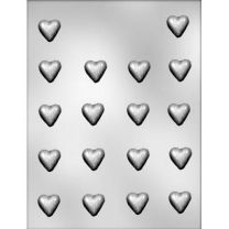 7/8" Plain Mini Heart Choc Mold