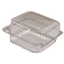 5" Medium Square Hinge Container, 12 ct 