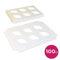 6 Count Jumbo Cupcake Insert, 100 ct