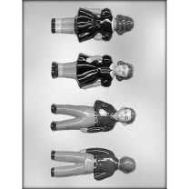 4 1/4" 3-d Boy & Girl Choc Mold