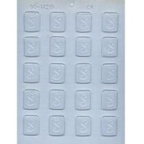 1-1/4" Initial S Mint Choc Mold