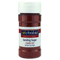 4 oz Sanding Sugar - Rowdy Red