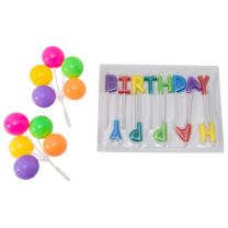 Happy Birthday Neon Candles