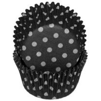 Black Polka Dot Baking Cups, 500 ct.