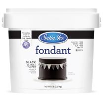 Satin Ice Fondant Black 5#