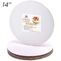 14" Round Coated Cakeboard, 25 ct