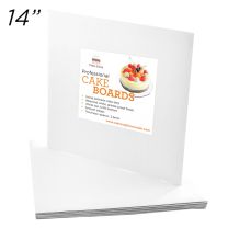 14" Square Coated Cakeboard, 6 ct