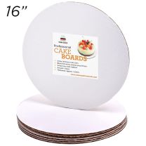 16" Round Coated Cakeboard, 25 ct