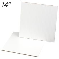 14" Square Coated Cakeboard, 25 ct