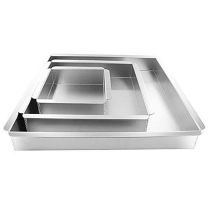 Square Cake Pan Set 6"-9"-12"