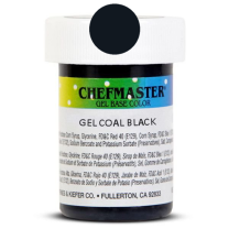 Gel Food Color Coal Black 1 oz