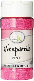 3.8 oz Non-Pareils Pink