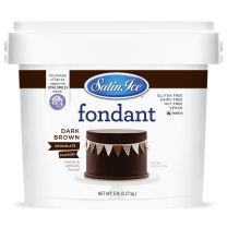 Satin Ice Fondant Dark Chocolate 5#