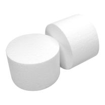 10" Round Cake Dummy 4" High, 2 pcs.