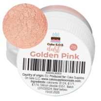 Golden Pink Metallic Luster Dust, 2 grams