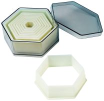 Hexagon Nylon Cutter Set, 9 pc