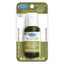 Satin Ice Olive Green Food Color Gel 0.61 oz.