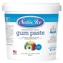 Satin Ice Gum Paste Blue 2 lb.