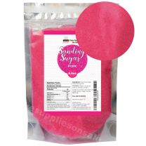 Sanding Sugar Pink 8.8 oz by Cake SOS