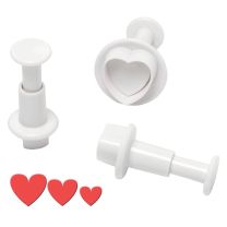 Plunger Cutters Heart 3 pcs.