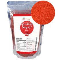 Sanding Sugar Red 8.8 oz by Cake SOS