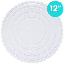 Scallop Edge Separator Plate 12" Round