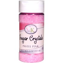 4 oz Sugar Crystals - Pastel Pink