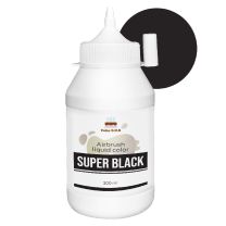 Airbrush liquid color 10 oz (300 ml) - Super Black