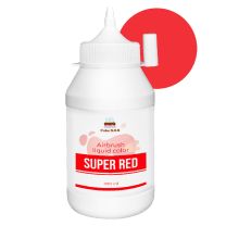 Airbrush liquid color 10 oz (300 ml) - Super Red