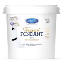 Satin Ice Fondant White Tropical 10#