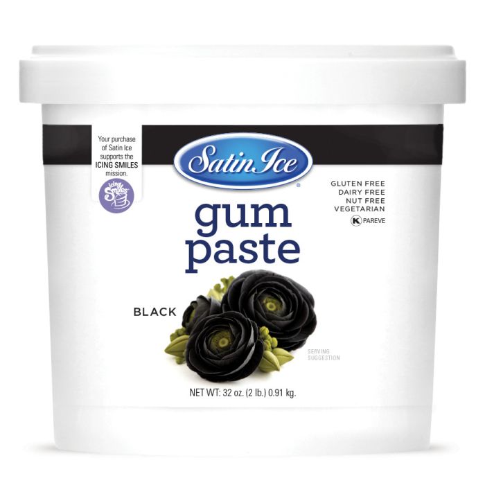 Satin Ice Black Food Color Gel 0.61 oz.