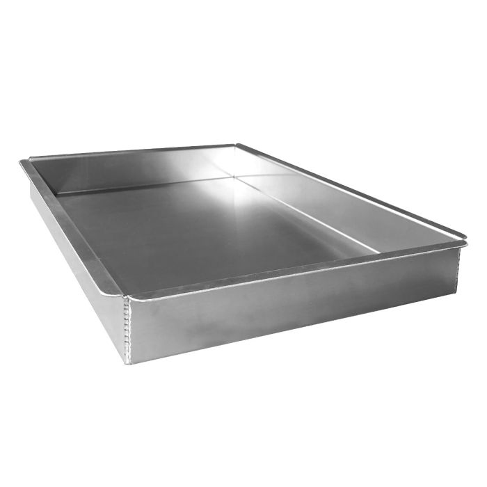 2-Piece 15''X11''X2'' Deep Large Half Sheet Cake Pan Set, 1/2 Size Rectangle