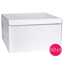 8x8x5 White Cake Box, 50 ct