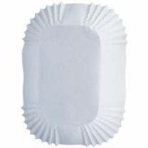White Petite Loaf Baking Cups, Count of 50