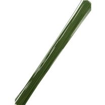 Covered Wire - 28 Gauge Green 14"