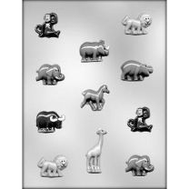 Zoo Animal Assortment Choc Mold