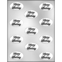 Oval Birthday Mint Choc Mold
