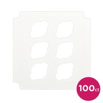 6 Count Cupcake Insert, 100 ct