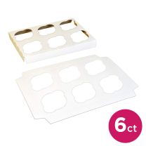 6 Count Mini Cupcake Inserts, 6 ct