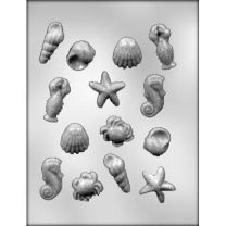 2" Sea Creature Asst Choc Mold