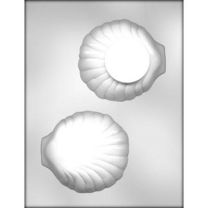 4-1/4" 3D Clam Shell Choc Mold