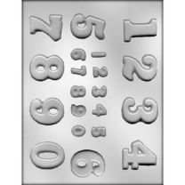Asstd Number Chocolate Mold