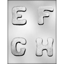 2-3/4" E-F-G-H Choc Mold